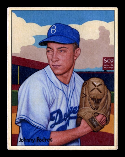 Helmar This Great Game #97 Johnny Podres Brooklyn Dodgers