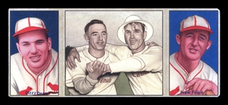 T202-Helmar #10 1934 Celebration! Frank FRISCH & Dizzy DEAN St. Louis Cardinals HOF
