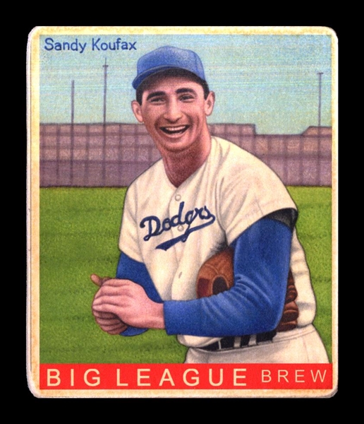 R319-Helmar Big League #261 Sandy KOUFAX Los Angeles Dodgers HOF