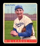 R319-Helmar Big League #261 Sandy KOUFAX Los Angeles Dodgers HOF