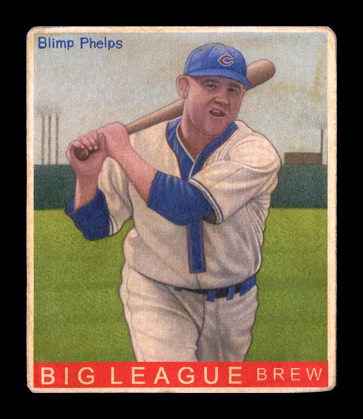 R319-Helmar Big League #295 Blimp Phelps Chicago Cubs