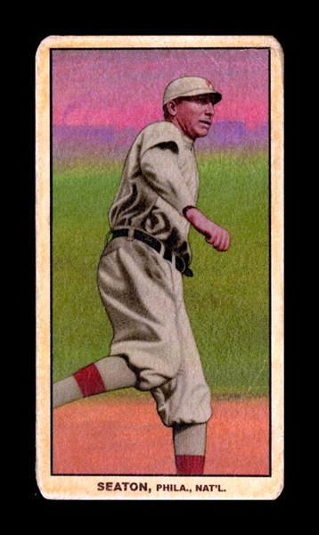 T206-Helmar #290 Tom Seaton, 27-12 in 1913 Philadelphia Phillies