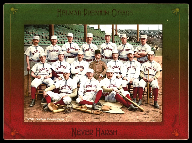 Helmar Imperial Cabinet #122 1890 Boston Beaneaters Boston Beaneaters