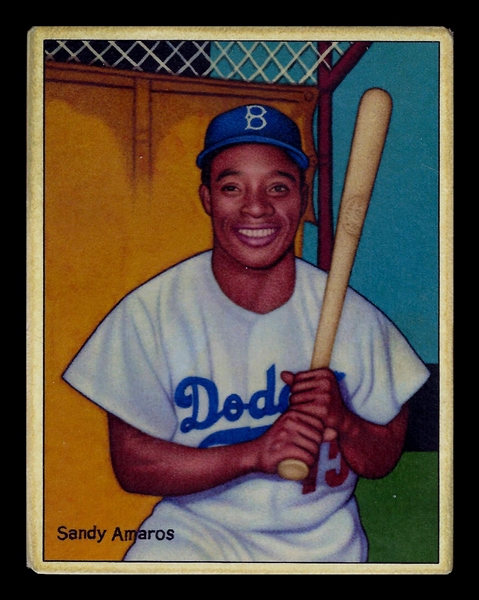 Helmar This Great Game #80 Sandy Amoros Brooklyn Dodgers