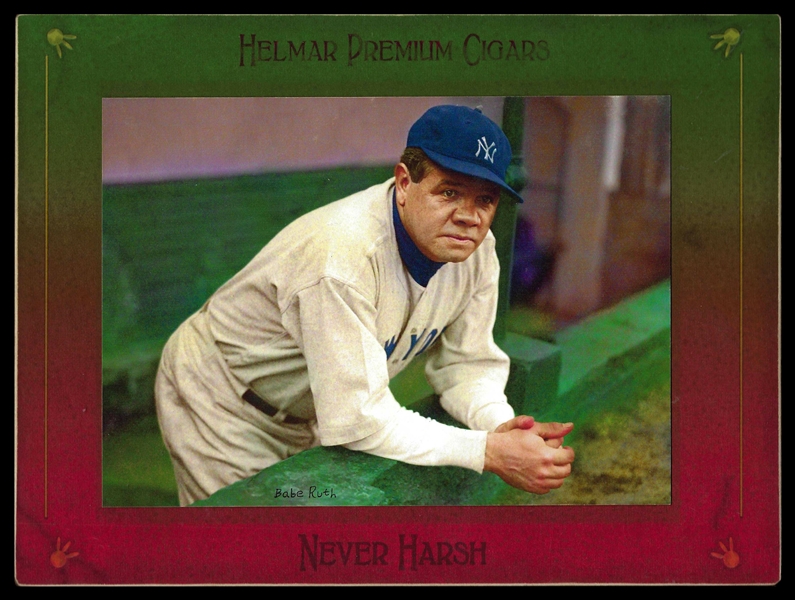 Helmar Imperial Cabinet #136 Babe RUTH New York Yankees HOF