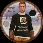 Hockey Icers #1 Percy Traub Portland Rosebuds