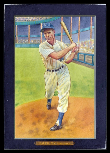 Helmar T4 #24 Hank Baur New York Yankees