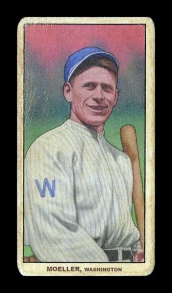 T206-Helmar #154 Danny Moeller Washington Senators