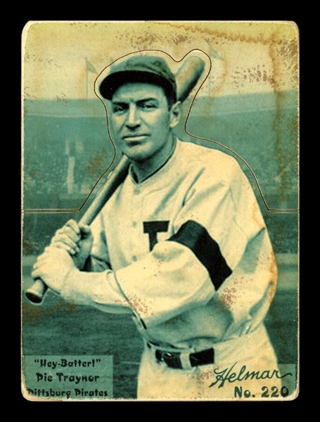 R318-Helmar Hey-Batter! #220 Pie TRAYNOR Pittsburgh Pirates HOF