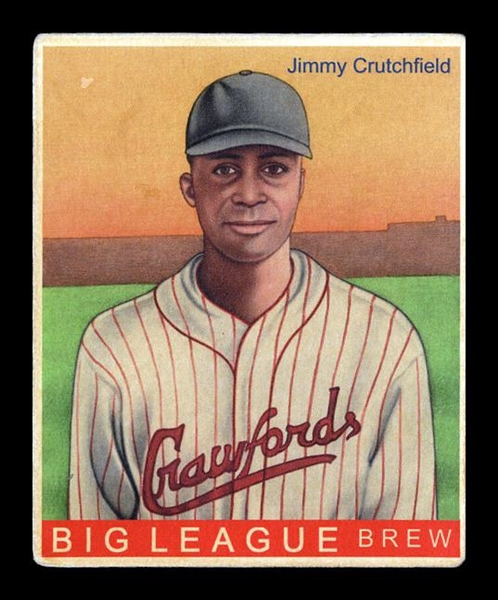 R319-Helmar Big League #301 Jimmy Crutchfield Pittsburgh Crawfords