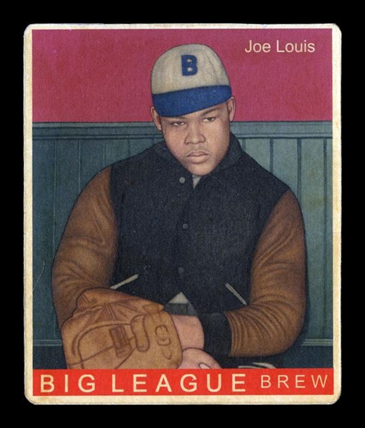 R319-Helmar Big League #300 Joe LOUIS Joe Louis Bombers HOF