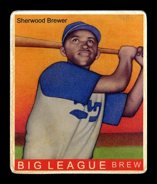 R319-Helmar Big League #303 Sherwood Brewer Indianapolis Clowns