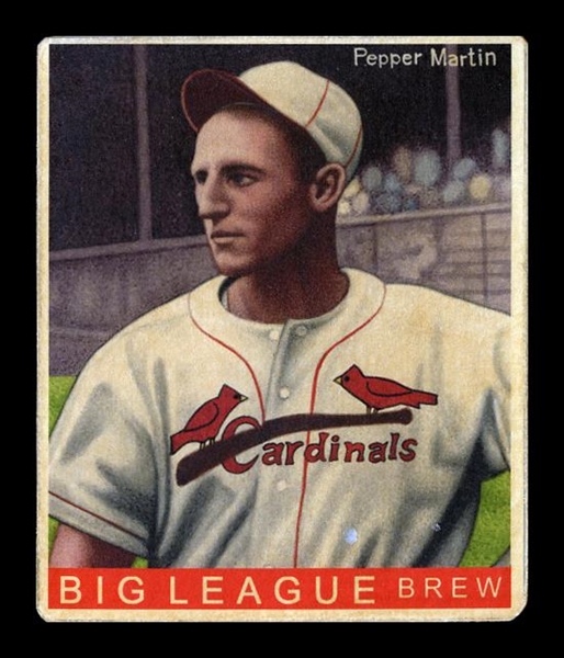 R319-Helmar Big League #269 Pepper Martin St. Louis Cardinals