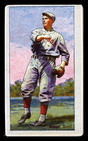 Helmar Polar Night #104 "Smokey Joe" Wood, 35-4 in 12 Boston Red Sox