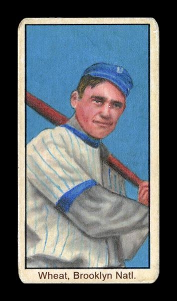 T206-Helmar #5 Zack WHEAT: .317 lifetime average Brooklyn Dodgers HOF