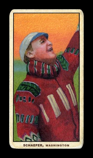 T206-Helmar #20 Germany Schaefer Washington Senators