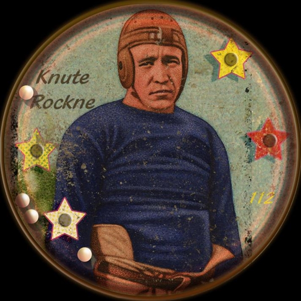 All Our Heroes #112 Knute ROCKNE Football HOF