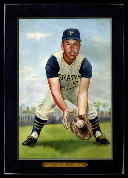 Helmar T4 #44 Bill MAZEROSKI Pittsburgh Pirates HOF