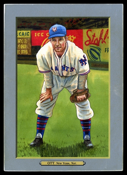 T3-Helmar #145 Mel OTT New York Giants HOF