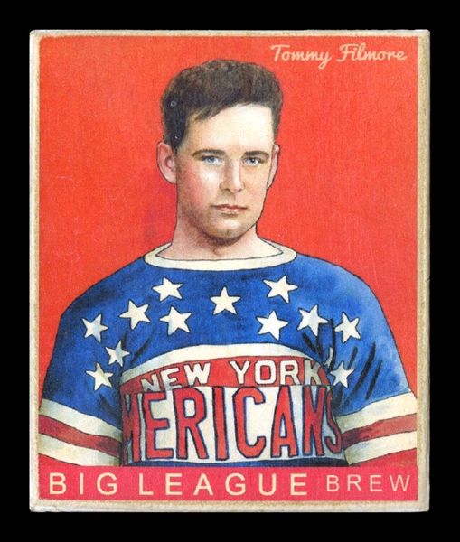 Helmar R319 Hockey #33 Tommy Filmore New York Americans First Time