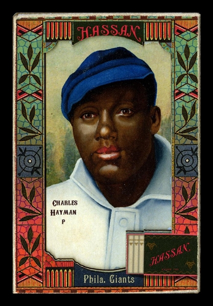 Helmar Oasis #416 Charles "Sy" Hayman Philadelphia Colored Giants First Time