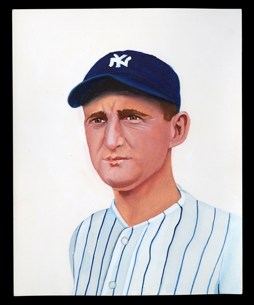 J.S. Pedley Original Art: Herb PENNOCK, NY Yankees