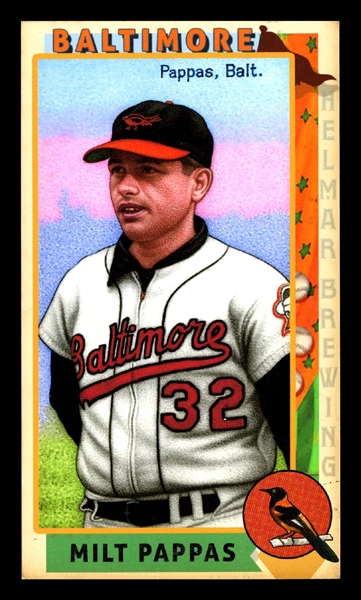 This Great Game 1960s #100 Milt Pappas Baltimore Orioles