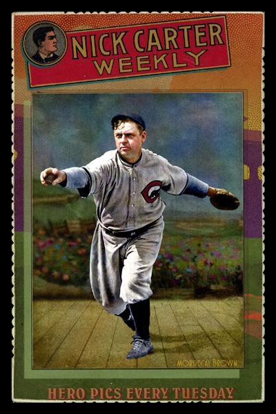 Helmar Cabinet III #32 Mordecai BROWN Chicago Cubs HOF