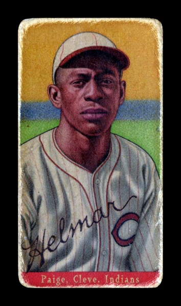 T206-Helmar #467 LeRoy "Satchel" PAIGE Cleveland Indians HOF