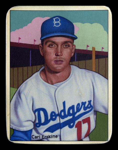 Helmar This Great Game #83 Carl Erskine Brooklyn Dodgers