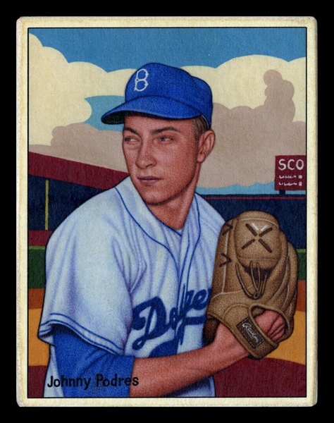 Helmar This Great Game #97 Johnny Podres Brooklyn Dodgers