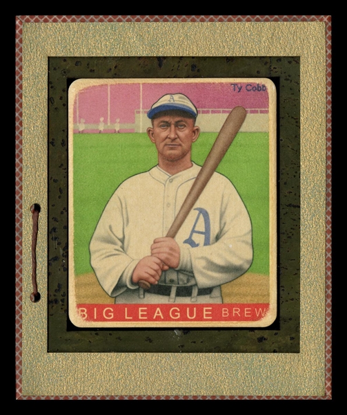 R319-Helmar Big League #448 Ty COBB Philadelphia Athletics HOF