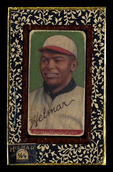 T206-Helmar #466 Biz MACKEY Lincoln Giants HOF