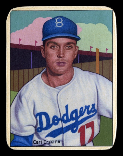 Helmar This Great Game #83 Carl Erskine Brooklyn Dodgers