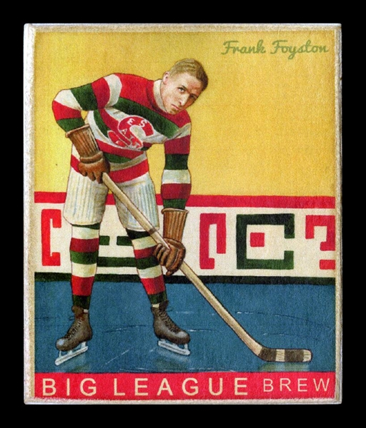 Helmar R319 Hockey #1 Frank FOYSTON Seattle Metropolitans HOF