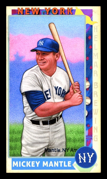 This Great Game 1960s #19 Mickey MANTLE New York Yankees HOF