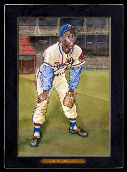 Helmar T4 #10 Hank AARON Milwaukee Braves HOF