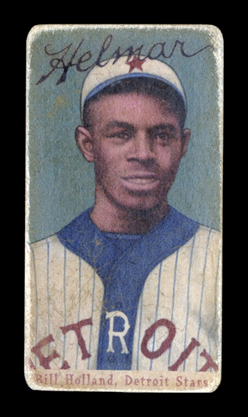 T206-Helmar #458 Bill Holland Detroit Stars