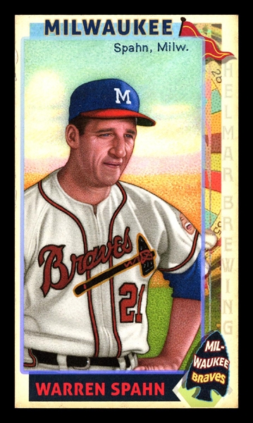 This Great Game 1960s #24 Warren SPAHN Milwaukee Braves HOF