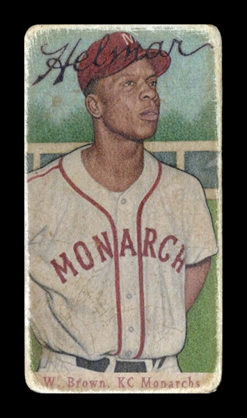 T206-Helmar #459 Willard BROWN Kansas City Monarchs HOF