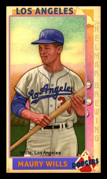 This Great Game 1960s #43 Maury Wills Los Angeles Dodgers