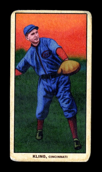 T206-Helmar #262 Johnny Kling Cincinnati Reds