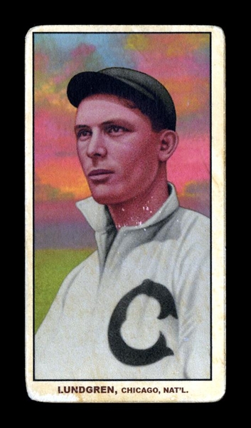 T206-Helmar #291 Carl Lundgren Chicago Cubs