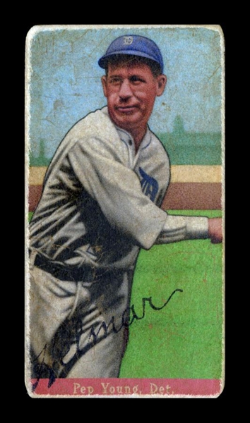 T206-Helmar #485 Ralph Young Detroit Tigers