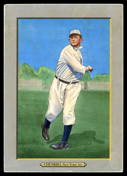 T3-Helmar #27 Jack CHESBRO; 41 wins in 1904 New York Highlanders HOF