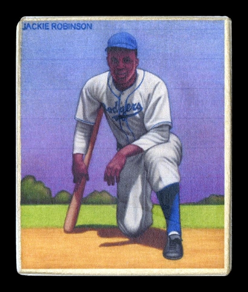 R319-Helmar Big League #56 Jackie ROBINSON Brooklyn Dodgers HOF