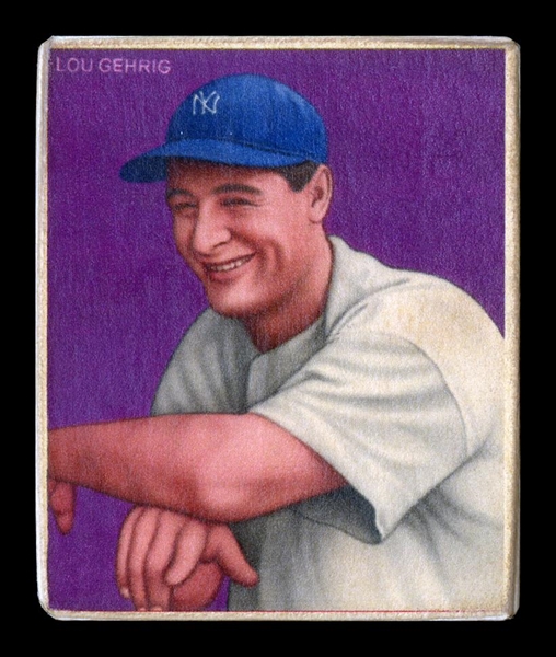 R319-Helmar Big League #33 Lou GEHRIG New York Yankees HOF