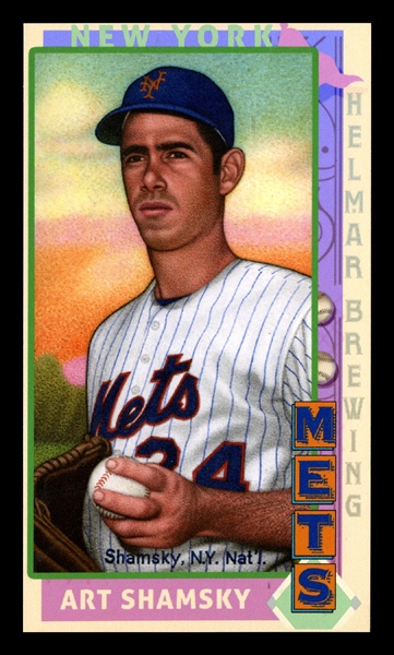 This Great Game 1960s #212 Art Shamsky New York Mets