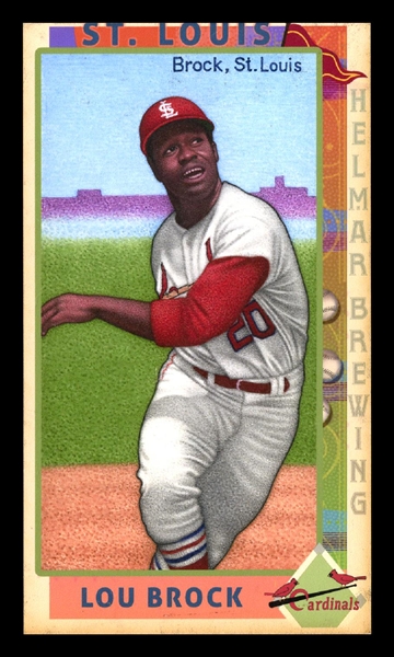 This Great Game 1960s #124 Lou BROCK St. Louis Cardinals HOF