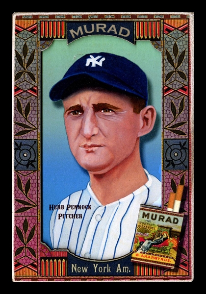 Helmar Oasis #379 Herb PENNOCK, 241 victories New York Yankees HOF